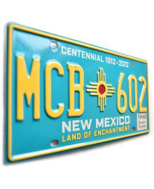 Tablica rejestracyjna USA New Mexico Blue MCB 602