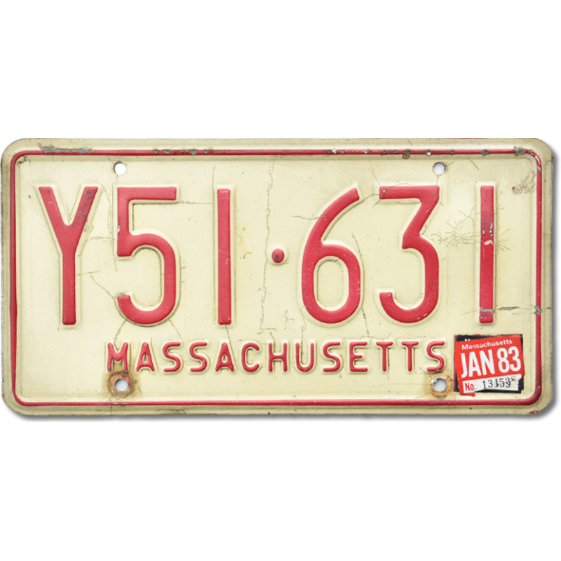 Tablica rejestracyjna USA Massachusetts Y51.631