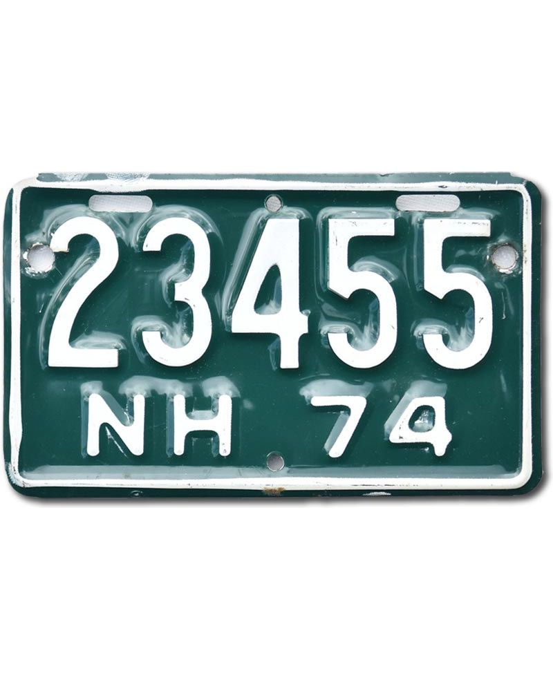 Moto americká SPZ New Hampshire 23455
