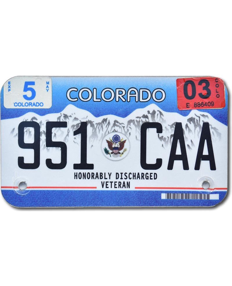 Moto americká SPZ Colorado Veteran 951 CAA