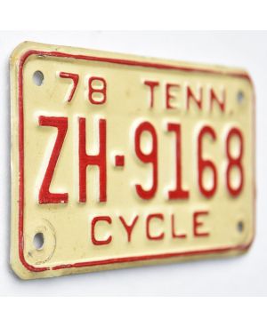 Moto americká SPZ Tennessee ZH-9168
