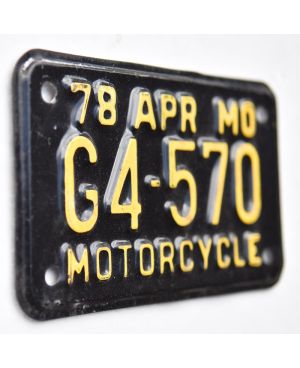 Americká SPZ Missouri G4 570 moto