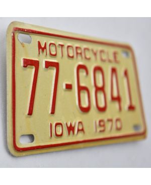 Moto americká SPZ Iowa 77-6841