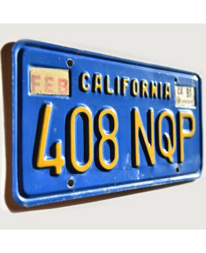 Americká SPZ California Blue 408 NQP