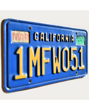 Tablica rejestracyjna USA California Blue 1MFW051