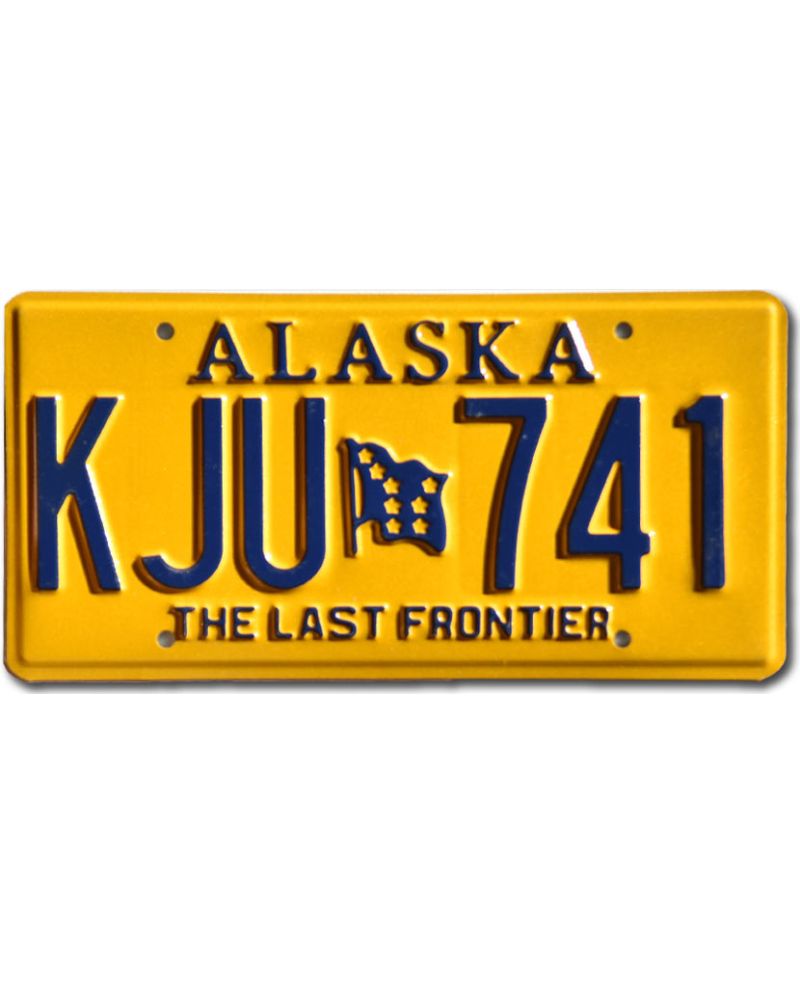 Americká SPZ Alaska Last Frontier KJU 741