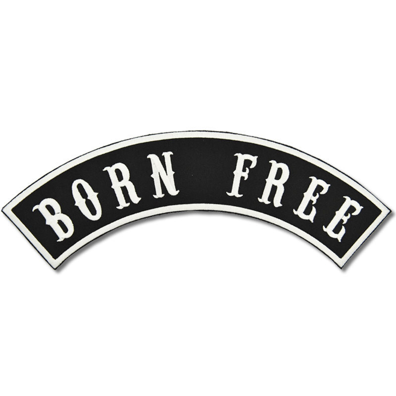 Naszywka Born Free Rocker - XXL na plecy