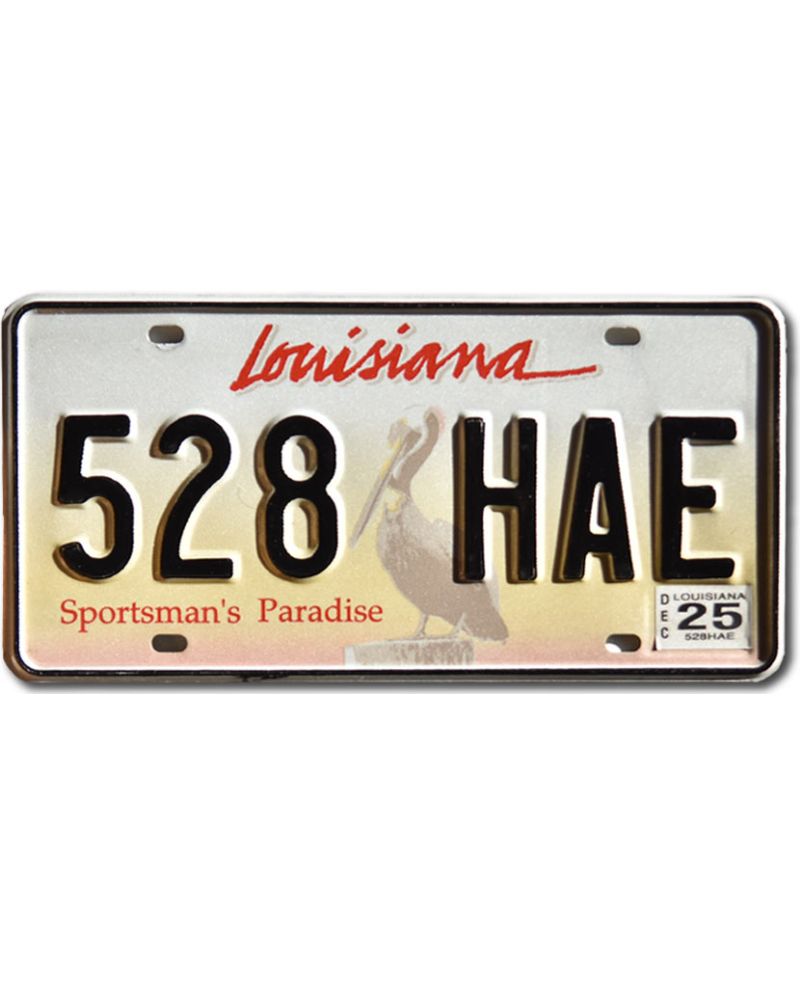 Americká SPZ Louisiana Paradise 528 HAE