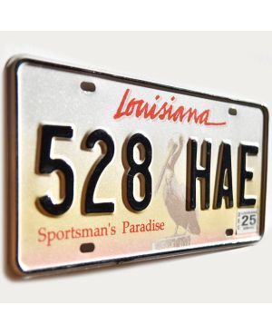 Americká SPZ Louisiana Paradise 528 HAE