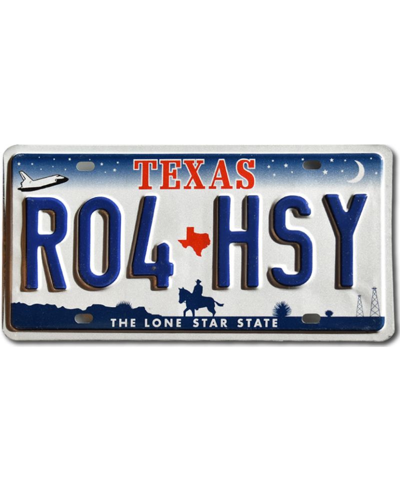 Americká SPZ Texas Horse R04 HSY
