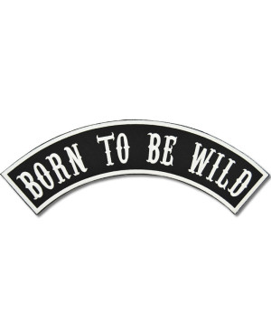 Naszywka Born to be Wild Rocker - XXL na plecy
