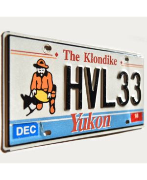 Kanadská SPZ Yukon The Klondike HVL33