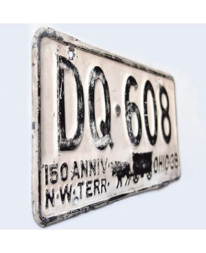 Americká SPZ Ohio 1938 Anniversary DQ-608