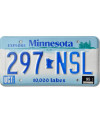 Tablica rejestracyjna USA Minnesota 10 000 lakes