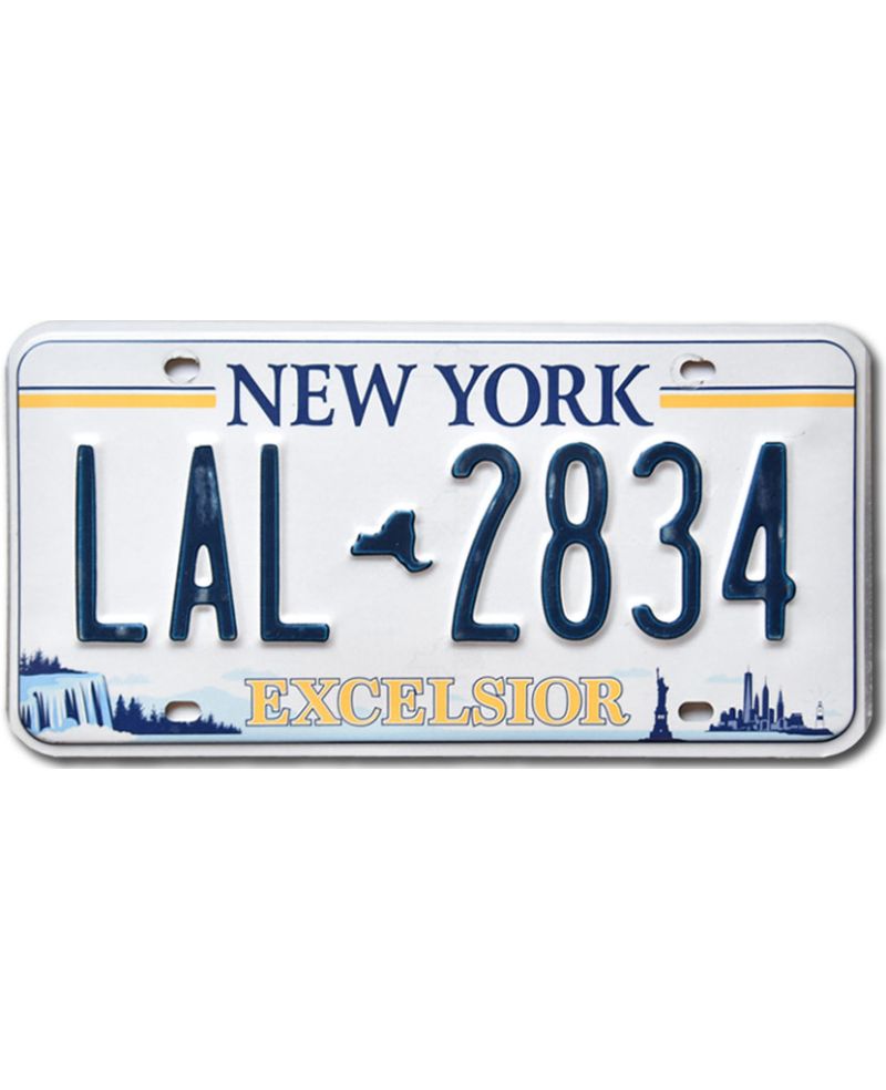 Americká SPZ New York Excelsior LAL 2834