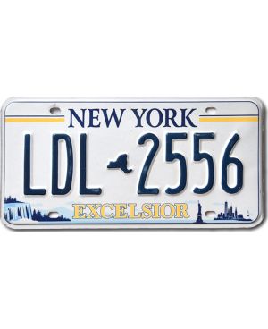 Tablica rejestracyjna USA New York Excelsior LDL 2556