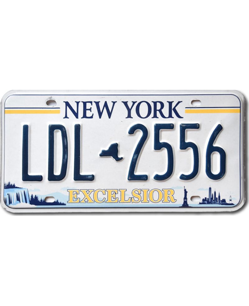 Americká SPZ New York Excelsior LDL 2556