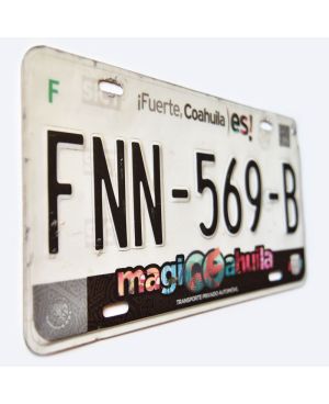 Mexická SPZ Coahuila Magic FNN-569-B