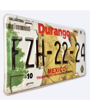 Mexická SPZ Durango FZH-22-24