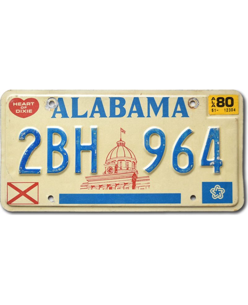 Tablica rejestracyjna USA Alabama Capitol 2BH 964