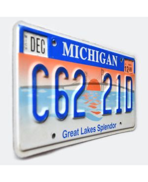 Americká SPZ Michigan Great Lakes Splendor C62 21D