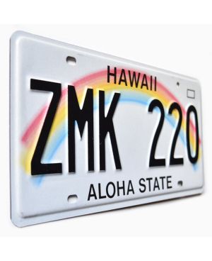Tablica rejestracyjna USA Hawaii Aloha Rainbow ZMK 220