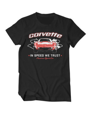 Koszulka męska Corvette In speed We Trust