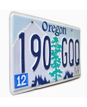 Tablica rejestracyjna USA Oregon Tree