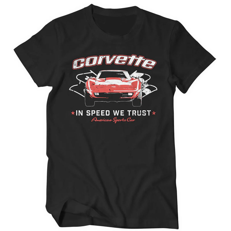 Koszulka męska Corvette In speed We Trust