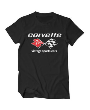 Koszulka męska Corvette Vintage Sports Cars