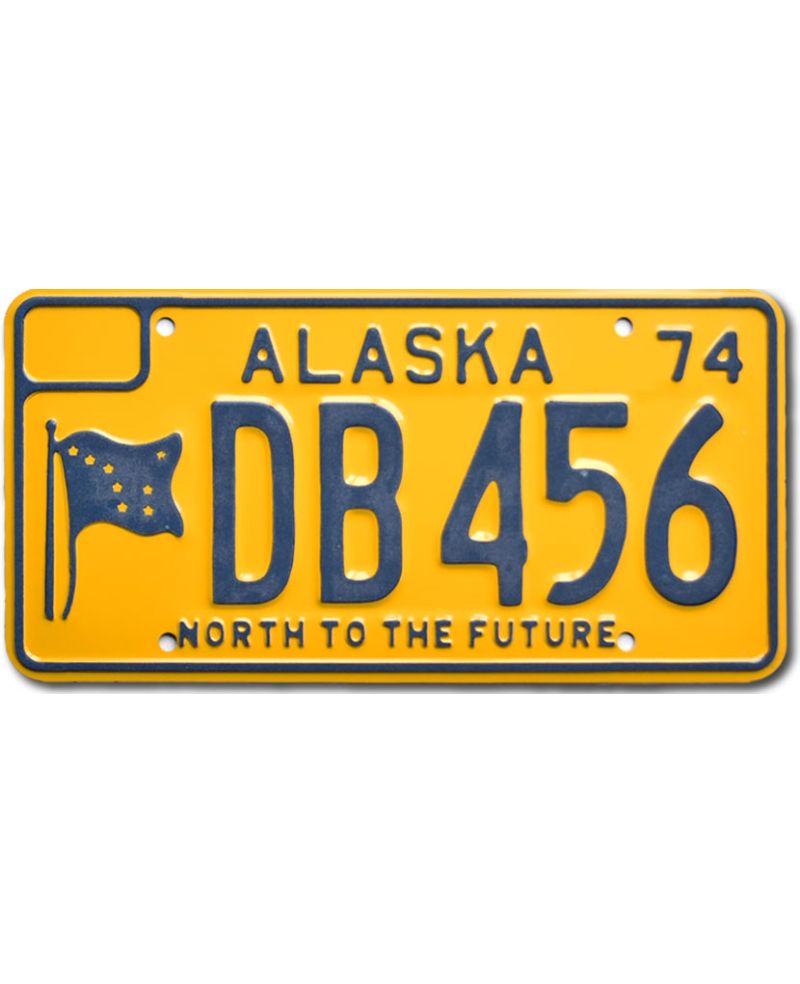 Americká SPZ Alaska 1974 North to The Future DB456