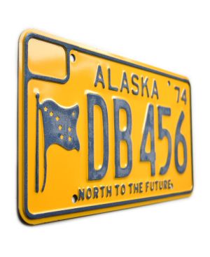 Americká SPZ Alaska 1974 North to The Future DB456