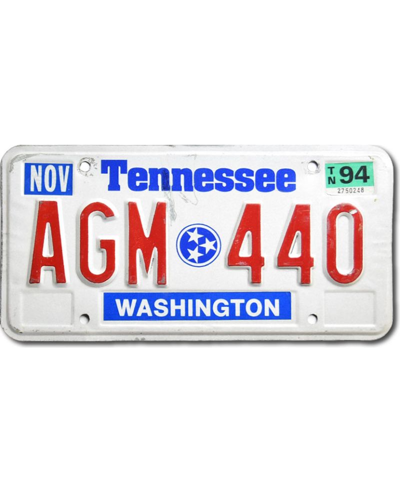 Tablica rejestracyjna USA American Tennessee Stars