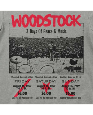 Koszulka męska Woodstock 3 Day Ticket