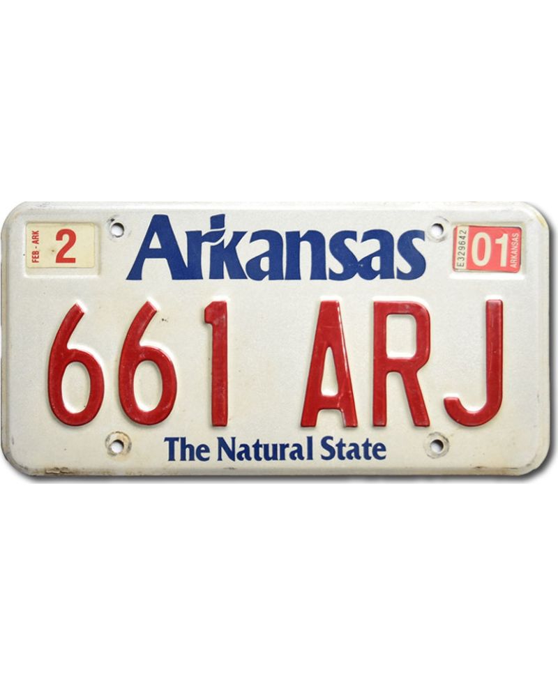 Tablica rejestracyjna USA Arkansas White 661 ARJ
