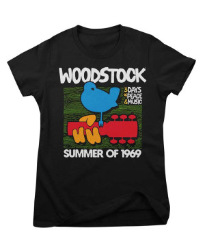 Koszulka damska Woodstock 3 Days Peace and Music 1969