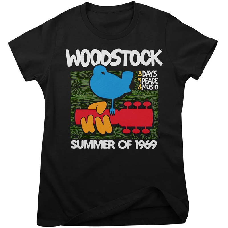 Koszulka damska Woodstock 3 Days Peace and Music 1969