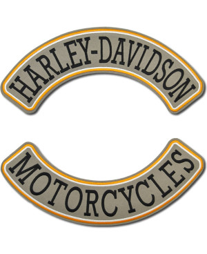 Naszywka duża Harley Davidson Motorcycle Rockers XXL na plecy