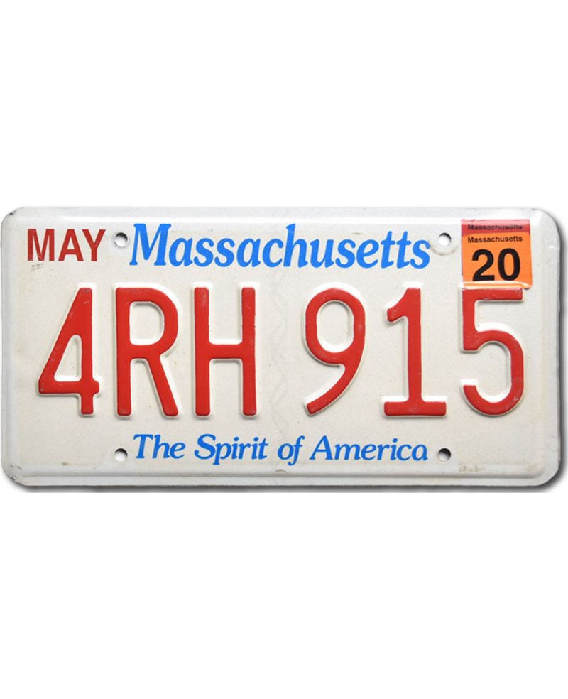 Tablica rejestracyjna USA Massachusetts - The Spirit of America