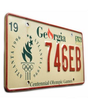 Americká SPZ Georgia 1996 Atlanta Olympics 746EB