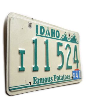 Tablica rejestracyjna USA Idaho Potatoes Green I 11524