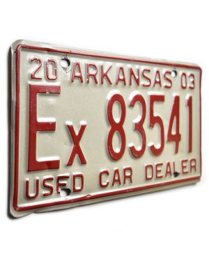 Americká SPZ Arkansas 2003 Used Car Dealer Ex 83541