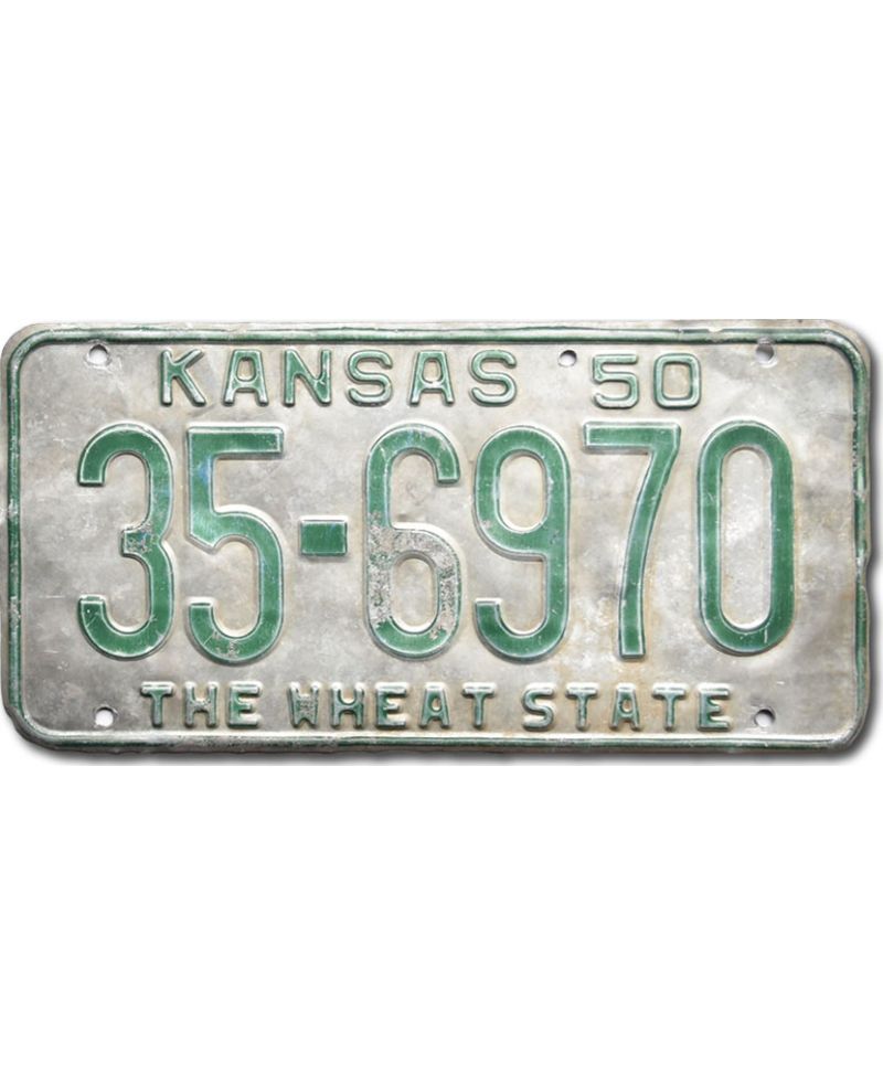 Americká SPZ Kansas 1950 The Wheat State 35-6970