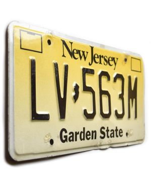 Americká SPZ New Jersey Garden State LV-563M