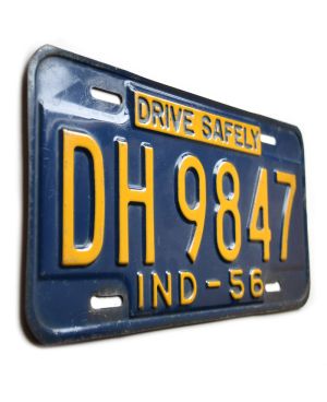 Americká SPZ Indiana 1956 Drive Safely DH9847