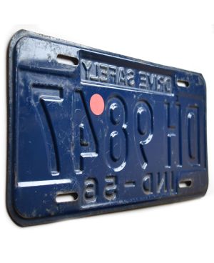 Tablica rejestracyjna USA Indiana 1956 Drive Safely DH9847