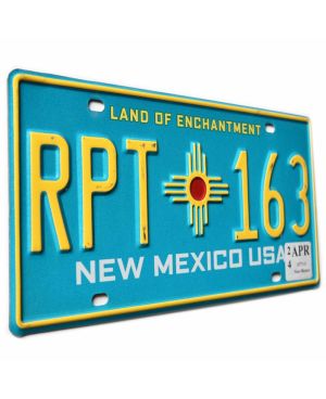 Tablica rejestracyjna USA New Mexico Blue RPT 163
