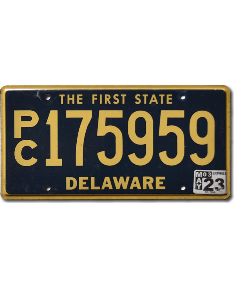 Tablica rejestracyjna USA Delaware The First State Blue PC 175959
