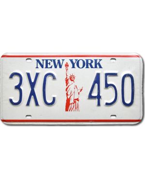 Tablica rejestracyjna USA New York Liberty 3XC 450