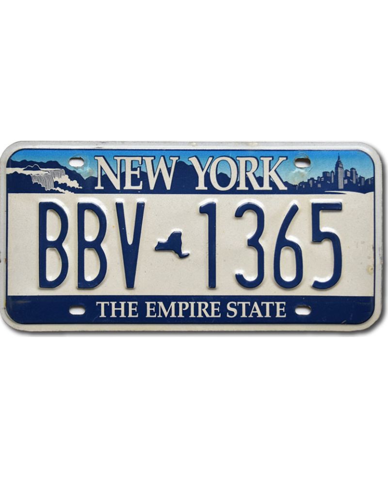 Tablica rejestracyjna USA New York Empire State BBV 1365